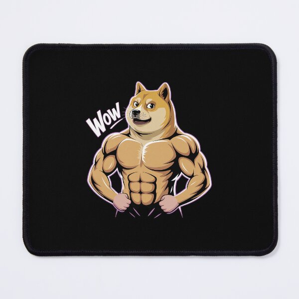 Item preview, Swole Dog Muscle Cheems Shiba Inu Ironic Dog Meme designed and sold by TijanaARTSt88.