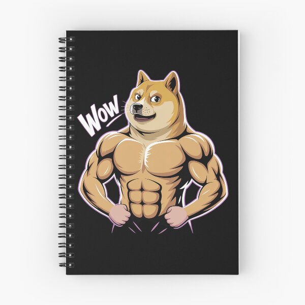 Item preview, Swole Dog Muscle Cheems Shiba Inu Ironic Dog Meme designed and sold by TijanaARTSt88.