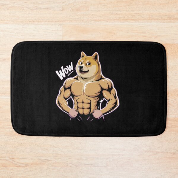 Item preview, Swole Dog Muscle Cheems Shiba Inu Ironic Dog Meme designed and sold by TijanaARTSt88.
