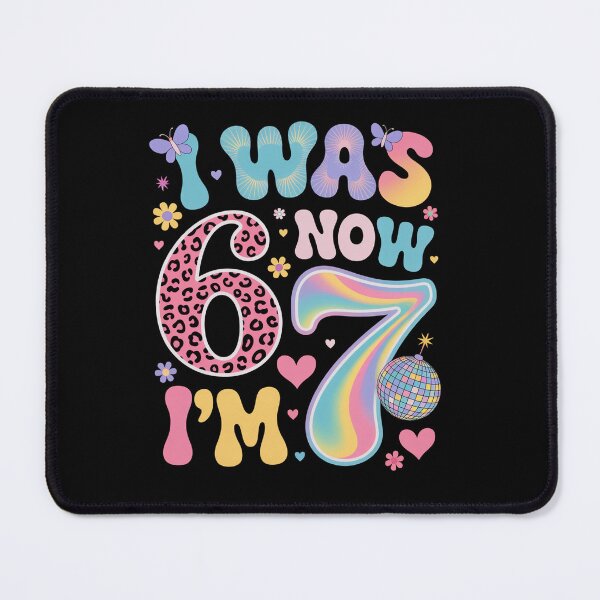 Item preview, 7 Year Old Birthday I Was 6 Now I'M 7 designed and sold by StephenDDArt.