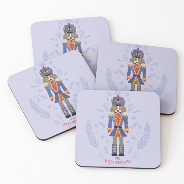 Item preview, THE WOLF-CRACKER, A CHRISTMAS STORY, light blue designed and sold by WONDERPRINTVALLEY.