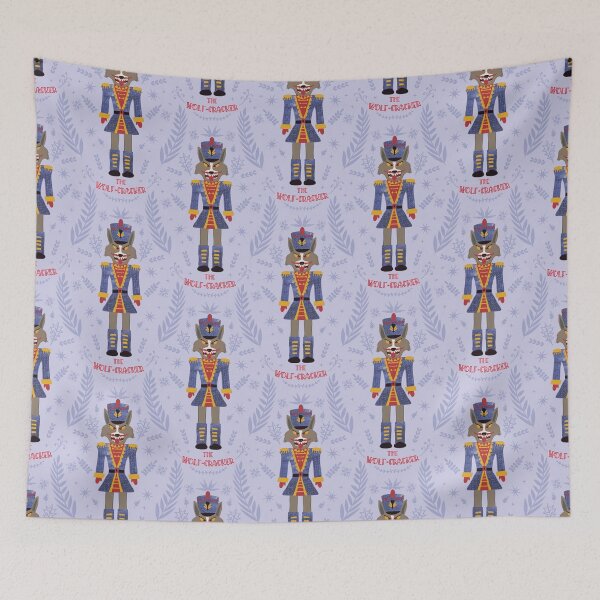 Item preview, THE WOLF-CRACKER, A CHRISTMAS STORY, light blue designed and sold by WONDERPRINTVALLEY.