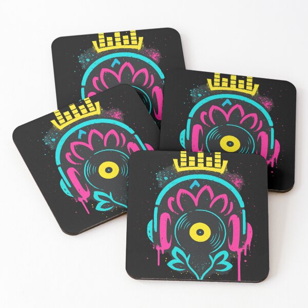 Item preview, Musik Headphones Vinyl Crown Equalizer Lotus Vibe designed and sold by Svenniibee.