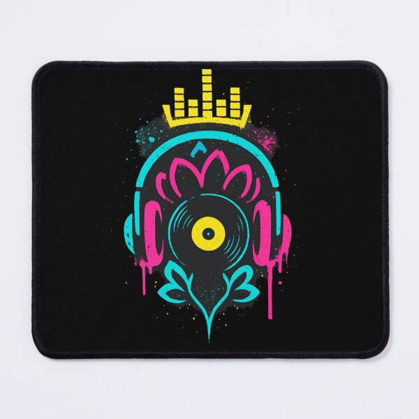 Item preview, Musik Headphones Vinyl Crown Equalizer Lotus Vibe designed and sold by Svenniibee.