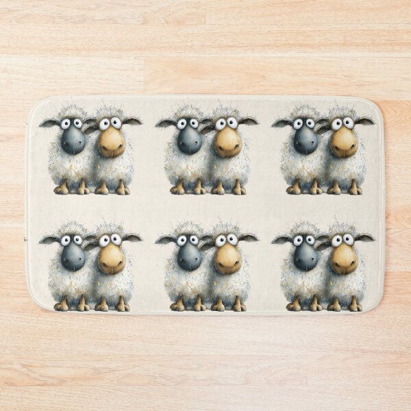 Item preview, Gorgeous Sheep ' Bah Bah 2 Sheep’ BY SHiRLeY MacARTHuR designed and sold by Shirley MacArthur Art.