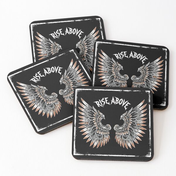 Item preview, Rise Above Grunge Mechanical Wings With Chains designed and sold by SerenadeArtHub.
