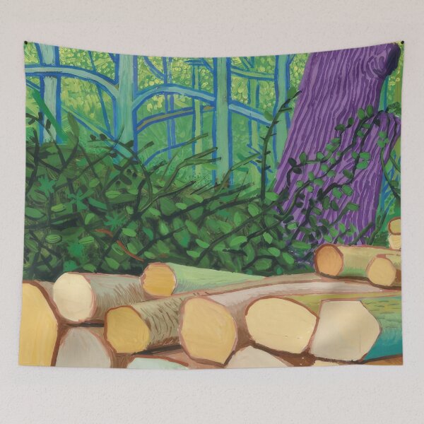Item preview, David Hockney abstract, David Hockney art, David Hockney artist, David Hockney artwork, David Hockney beach, David Hockney blue, David Hockney brushstrokes, David Hockney canvas designed and sold by EmmieHart.