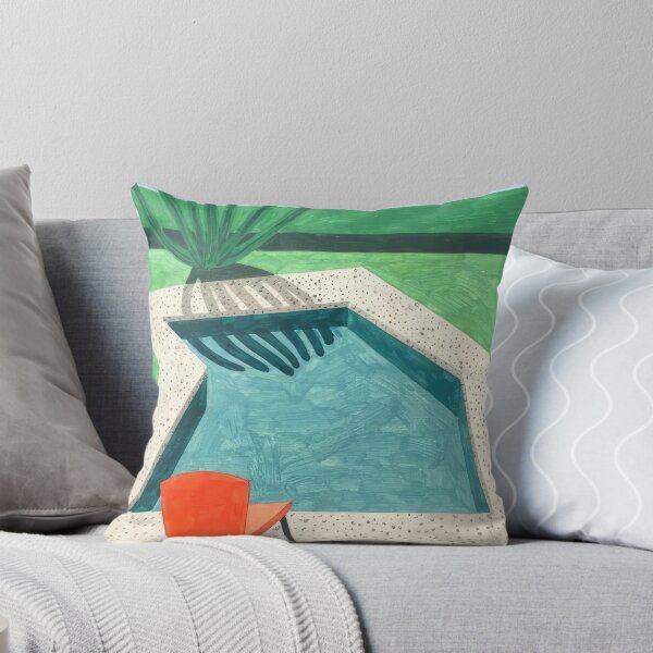 Item preview, David Hockney abstract, David Hockney art, David Hockney artist, David Hockney artwork, David Hockney beach, David Hockney blue, David Hockney brushstrokes, David Hockney canvas designed and sold by EmmieHart.
