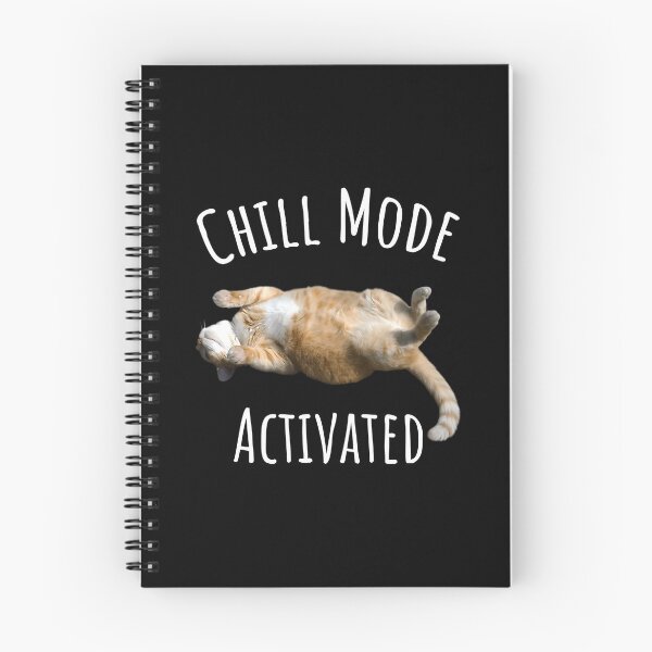 Item preview,  Chill Mode Activated - Relaxing Cat Design designed and sold by RethaDaniel.
