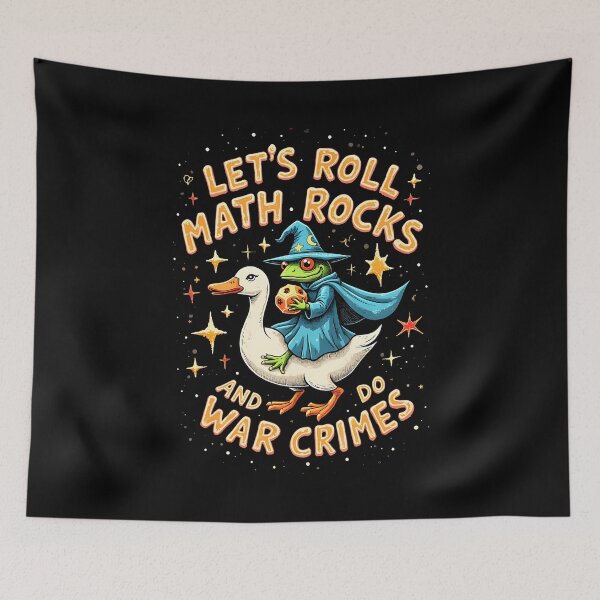 Item preview, Frog Wizard Math Rocks Chaos Roll Tabletop Meme designed and sold by KelseyYasuko.