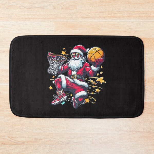 Item preview, Christmas Santa Dunking A Basketball designed and sold by FrankIsabel.