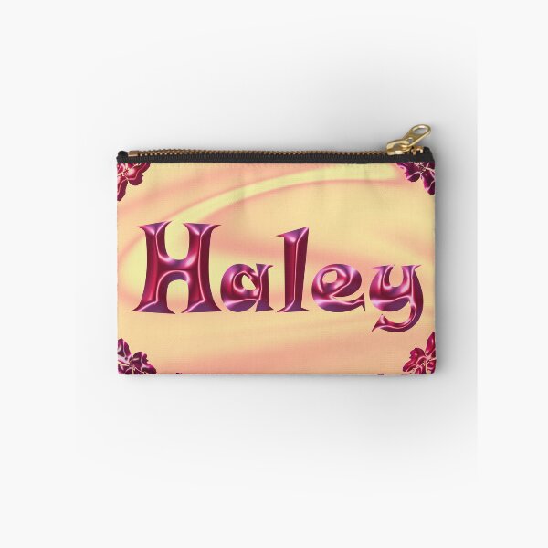 Item preview, Haley Name Design – Satin Pink Glossy Font, Cute Shiny Lettering :) designed and sold by Myriel-Myriel.