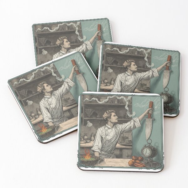 Item preview,  chef take knife – Distracted by Knives designed and sold by w66aboo.