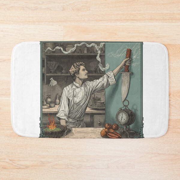 Item preview,  chef take knife – Distracted by Knives designed and sold by w66aboo.