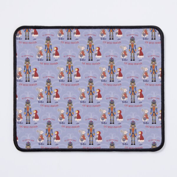 Item preview, THE WOLF-CRACKER, A CHRISTMAS STORY with Little Red Riding Hood and Grandma, light blue designed and sold by WONDERPRINTVALLEY.