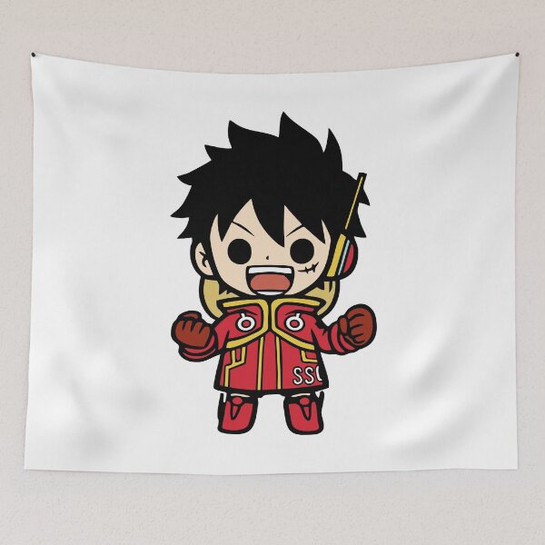Item preview, monkey d ssg suit kawaii sticker onepiece designed and sold by Weelbein9.