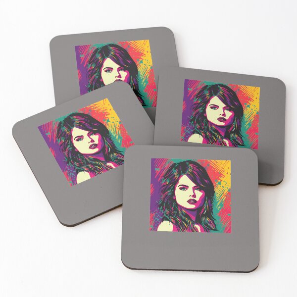 Item preview, SELENA GOMEZ POP ART CELEBRITY PORTRAIT designed and sold by Mirahhavers.