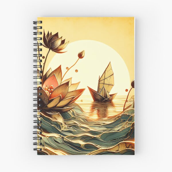Item preview, Flower and Boat, Ai Generated Art  designed and sold by ACC .