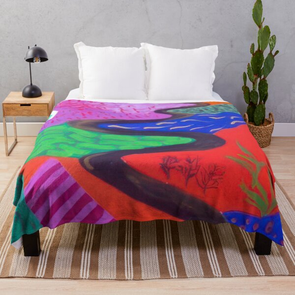 Item preview, David Hockney abstract, David Hockney art, David Hockney artist, David Hockney artwork, David Hockney beach, David Hockney blue, David Hockney brushstrokes, David Hockney canvas designed and sold by EmmieHart.