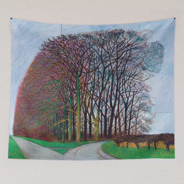 Item preview, David Hockney abstract, David Hockney art, David Hockney artist, David Hockney artwork, David Hockney beach, David Hockney blue, David Hockney brushstrokes, David Hockney canvas designed and sold by EmmieHart.