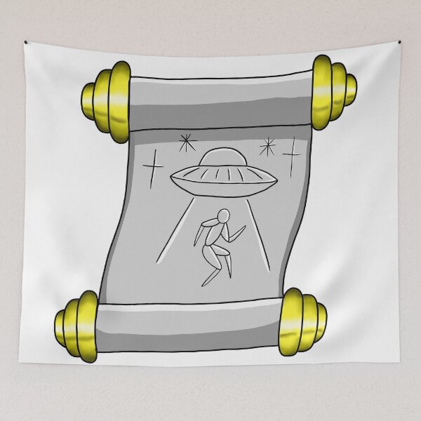 Item preview, Alien Abduction Scroll designed and sold by mikemike33.