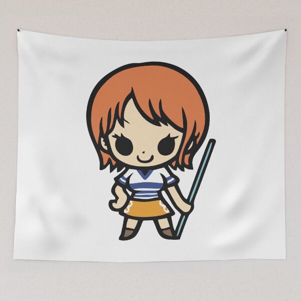 Item preview, cat burglar nami kawaii sticker onepiece designed and sold by Weelbein9.