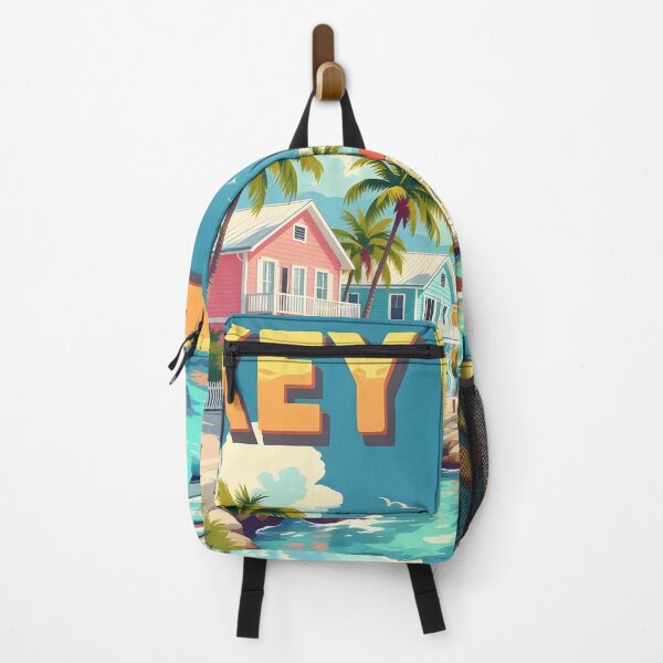 Item preview, Key West, Florida, USA: Vintage-Style Painterly Travel Poster designed and sold by LSVart.