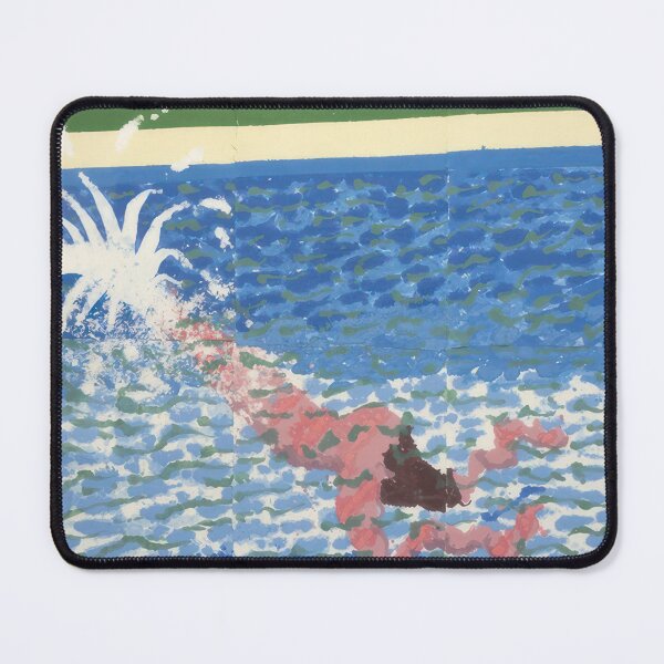 Item preview, David Hockney abstract, David Hockney art, David Hockney artist, David Hockney artwork, David Hockney beach, David Hockney blue, David Hockney brushstrokes, David Hockney canvas designed and sold by EmmieHart.