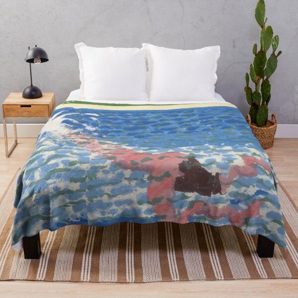 Item preview, David Hockney abstract, David Hockney art, David Hockney artist, David Hockney artwork, David Hockney beach, David Hockney blue, David Hockney brushstrokes, David Hockney canvas designed and sold by EmmieHart.