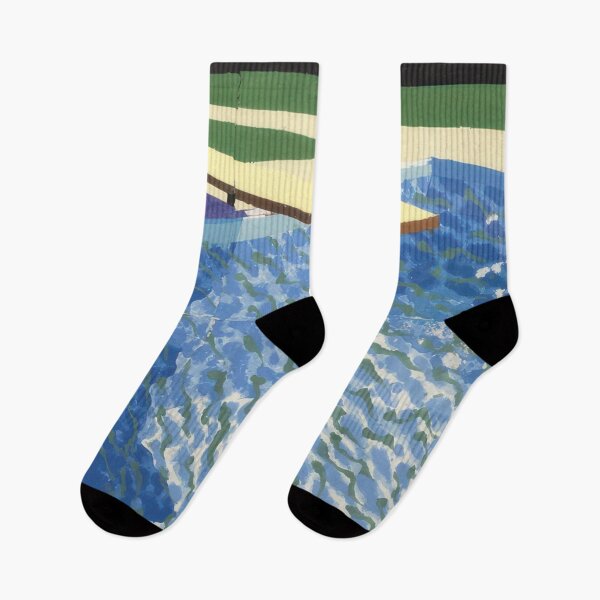 Item preview, David Hockney abstract, David Hockney art, David Hockney artist, David Hockney artwork, David Hockney beach, David Hockney blue, David Hockney brushstrokes, David Hockney canvas designed and sold by EmmieHart.