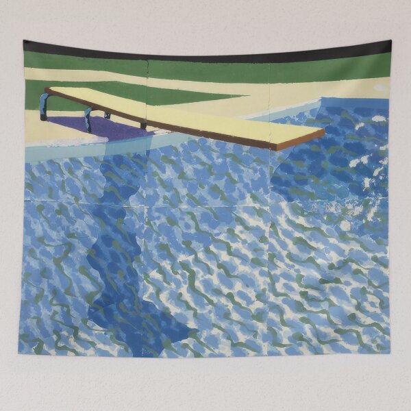 Item preview, David Hockney abstract, David Hockney art, David Hockney artist, David Hockney artwork, David Hockney beach, David Hockney blue, David Hockney brushstrokes, David Hockney canvas designed and sold by EmmieHart.