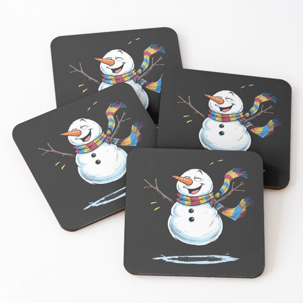 Item preview, Dancing Snowman | Goofy Winter Vector designed and sold by ColorSplash123.