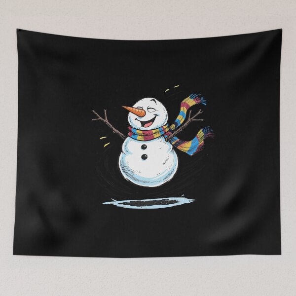 Item preview, Dancing Snowman | Goofy Winter Vector designed and sold by ColorSplash123.