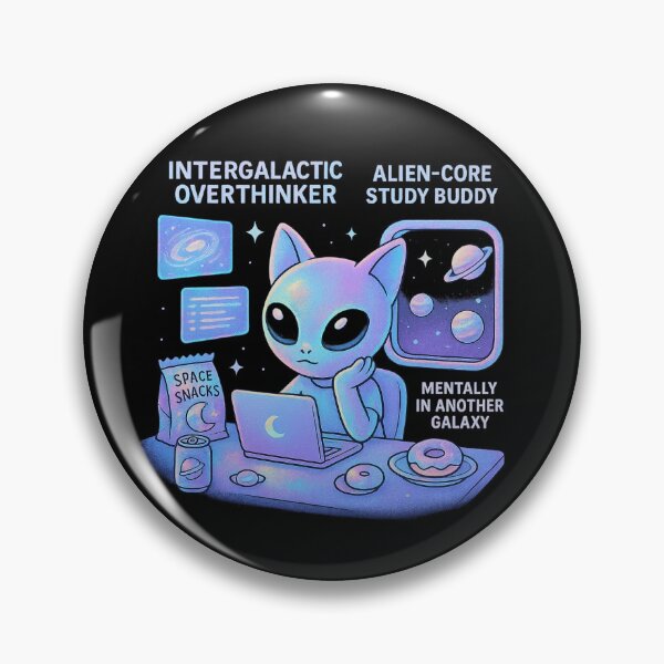 Item preview, intergalactic overthinker designed and sold by Half Brain Labs.