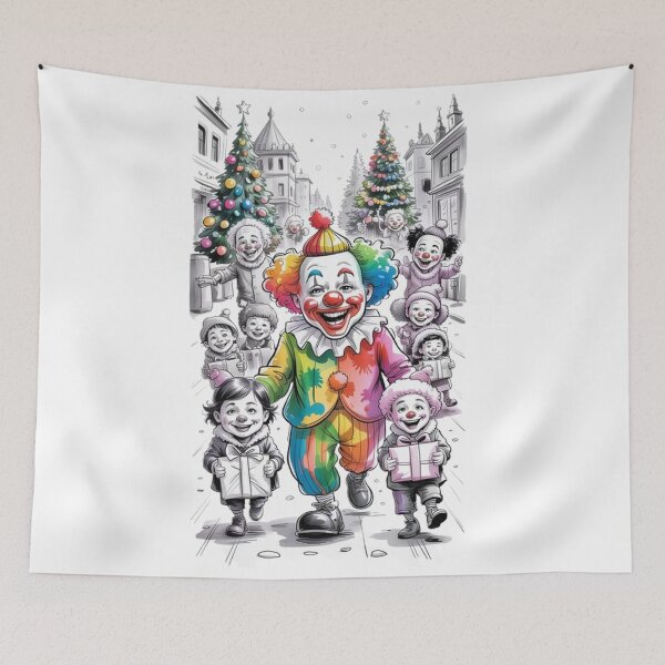 Item preview, New Year Clowns of Moscow designed and sold by SztylishDesigns.