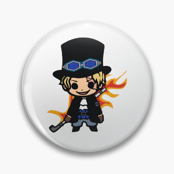 Item preview, sabo fire hiken kawaii sticker onepiece designed and sold by Weelbein9.