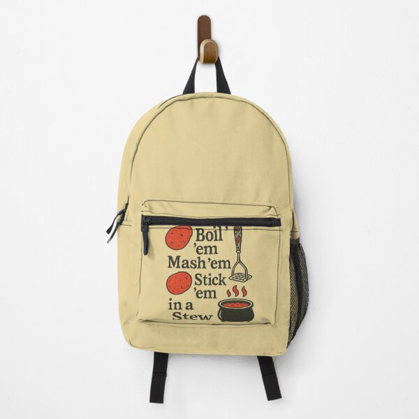 Item preview, Potatoes Boil Mash Stew Funny Nerdy Food Meme Design designed and sold by FrictionMaxxing.