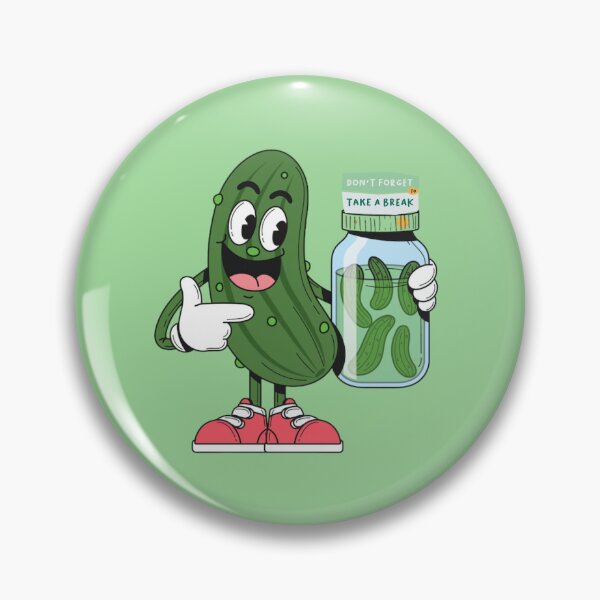 Item preview, pickle power bottle cartoon classic sticker designed and sold by anandsiva2703.