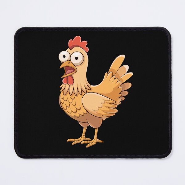 Item preview, Funny Cartoon Chicken With Surprised Eyes designed and sold by Svenniibee.