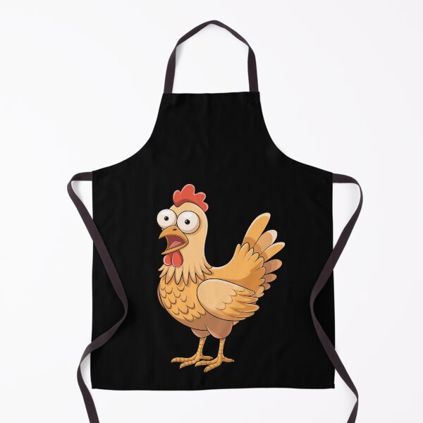 Item preview, Funny Cartoon Chicken With Surprised Eyes designed and sold by Svenniibee.