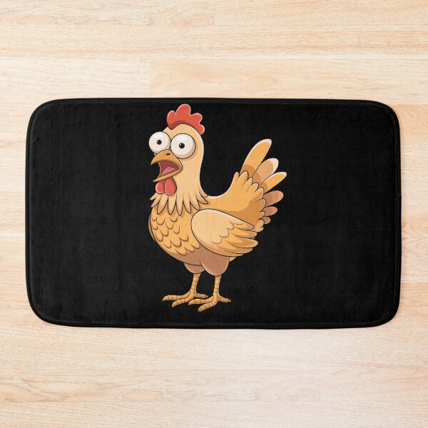 Item preview, Funny Cartoon Chicken With Surprised Eyes designed and sold by Svenniibee.