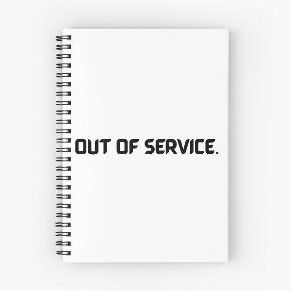 Item preview, Out of Service — Minimal Sarcastic Typography Design designed and sold by Meeseeeks.
