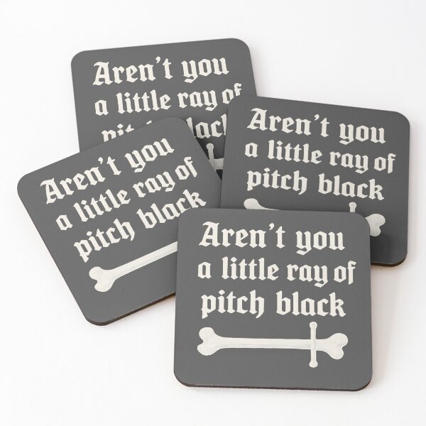 Item preview, Aren’t You a Little Ray of Pitch Black – Gothic Sarcastic Quote Design designed and sold by The Spooky Duck.