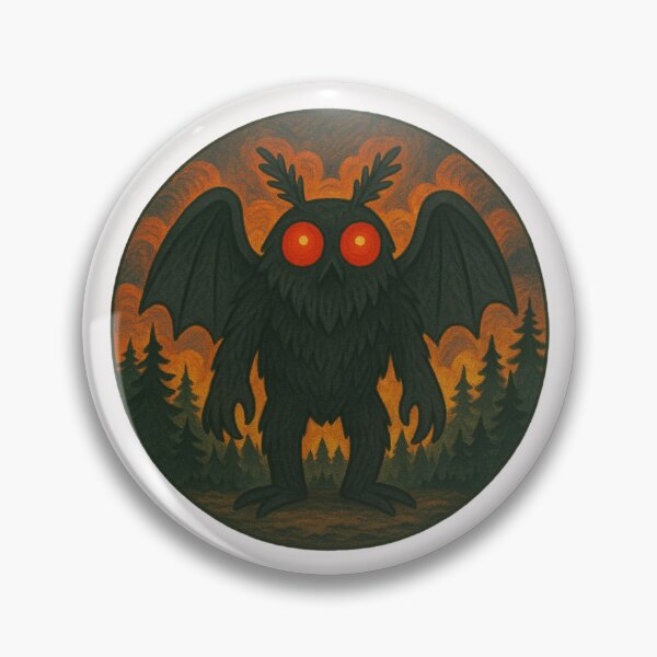 Item preview, Cryptid Mothman Art designed and sold by Planetporridge.