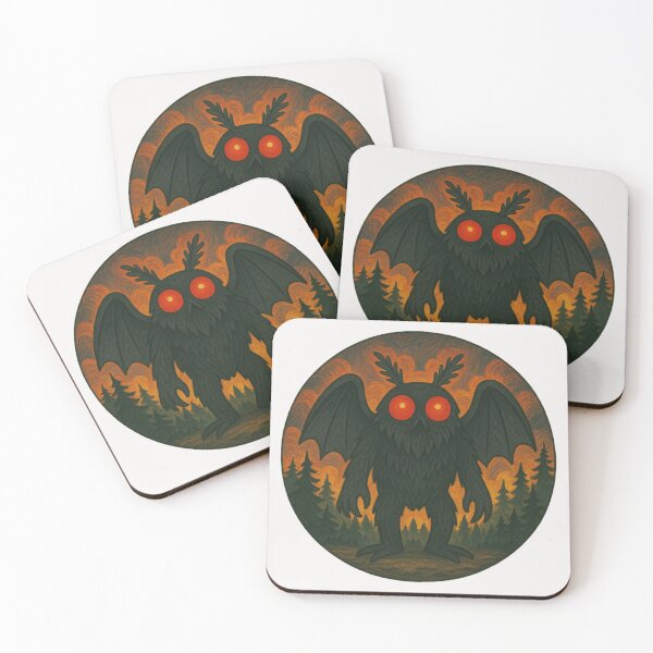Item preview, Cryptid Mothman Art designed and sold by Planetporridge.