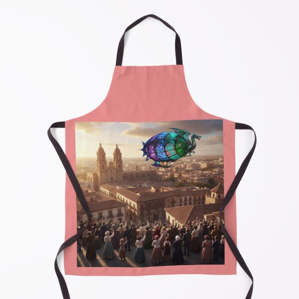 Item preview, Historic Art Nouveau Panorama Spain Las Palmas de Gran Canaria 1900s Airship designed and sold by AppliedAtelier.