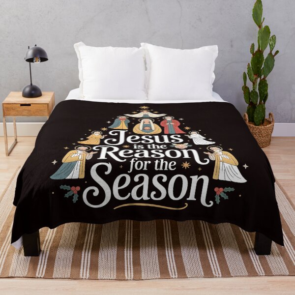 Item preview, Christmas Tree The Season The Reason – Jesus Cross Xmas Faith designed and sold by Redgiant87x.