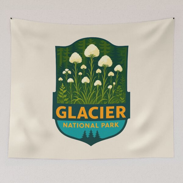 Item preview, Glacier National Park Sticker designed and sold by Gideon Emmerich.