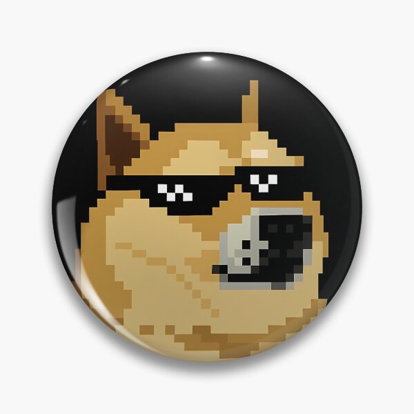 Item preview, Doge Meme Pixel Art Sunglasses designed and sold by Nelloo12.