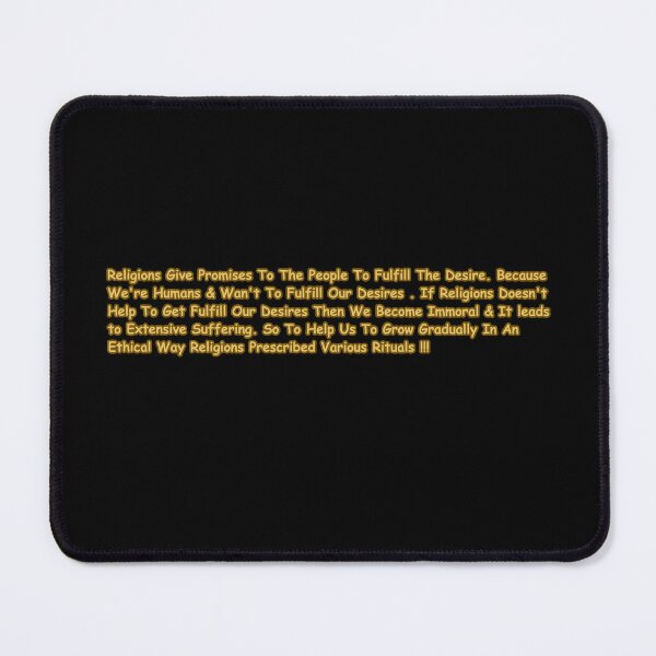 Item preview, Religions, Desires and Rituals: Deep Spiritual Insight Quote Design designed and sold by CapriCreatives.